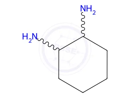 Chemical structure of Dichloro(rac-1,2-diaminocyclohexane)platinum