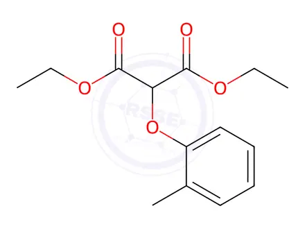 Chemical structure of Diethyl 2-(o-tolyloxy)malonate