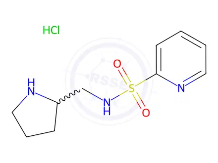 Chemical structure of Pyridine-2-sulfonic acid (pyrrolidin-2-ylMethyl)-aMide hydrochloride