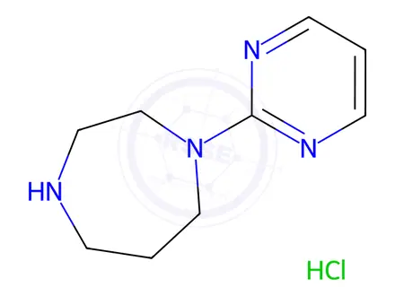 Chemical structure of 1-PyriMidin-2-yl-[1,4]diazepane hydrochloride