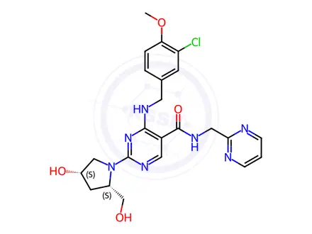 Chemical structure of Avanafil Impurity 91