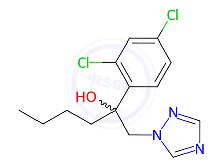 Chemical structure of Hexaconazole