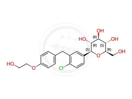 Chemical structure of Bexagliflozin Impurity 11