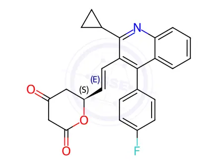 Chemical structure of Pitavastatin Calcium Impurity 87
