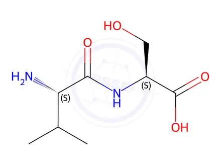 Chemical structure of H-Val-Ser-OH