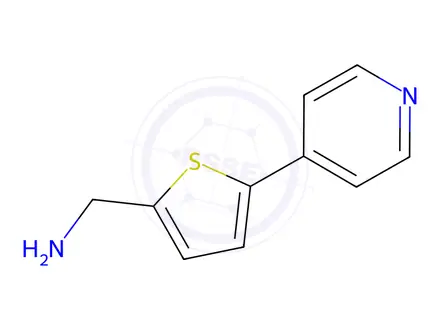 Chemical structure of (5-(Pyridin-4-yl)thiophen-2-yl)methanamine