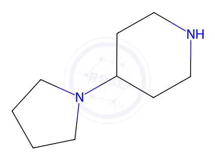 Chemical structure of 4-(1-Pyrrolidinyl)piperidine Dihydrochloride