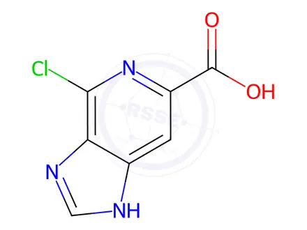 Chemical structure of 4-Chloro-3H-imidazo[4,5-c]pyridine-6-carboxylic acid
