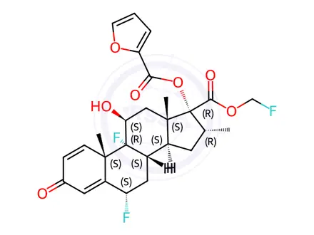 Chemical structure of Fluticasone Propionate Impurity 20