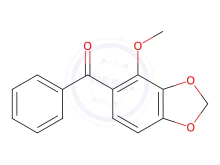 Chemical structure of (4-Methoxybenzo[d][1,3]dioxol-5-yl)(phenyl)methanone
