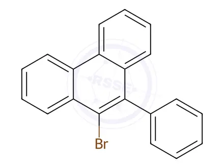 Chemical structure of Phenanthrene, 9-bromo-10-phenyl-