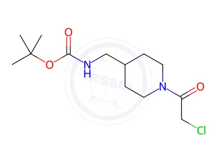 Chemical structure of [1-(2-Chloro-acetyl)-piperidin-4-yl]-Methyl-carbaMic acid tert-butyl ester