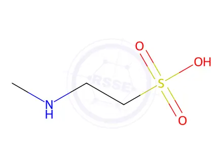 Chemical structure of N-methyl taurine
