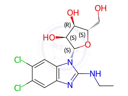 Chemical structure of Maribavir Impurity 7