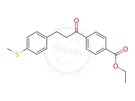 Chemical structure of 4'-Carboethoxy-3-(4-thiomethylphenyl)propiophenone