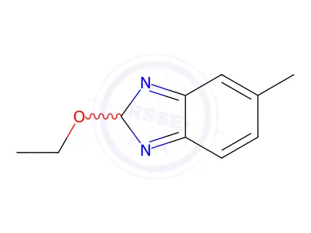 Chemical structure of 2H-Benzimidazole,2-ethoxy-5-methyl-(9CI)