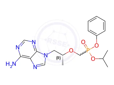 Chemical structure of Tenofovir Alafenamide Fumarate Impurity 20