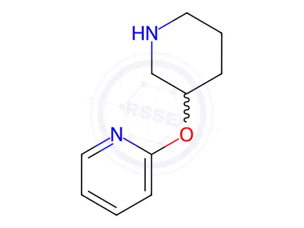 Chemical structure of 2-(PIPERIDIN-3-YLOXY)PYRIDINE DIHYDROCHLORIDE