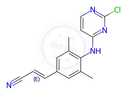 Chemical structure of Rilpivirine Impurity 21