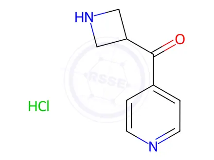 Chemical structure of azetidin-3-yl(pyridin-4-yl)methanone hydrochloride