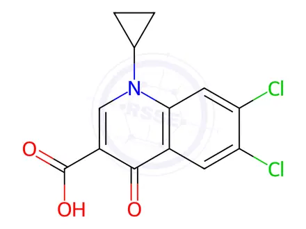 Chemical structure of Enrofloxacin Impurity 1