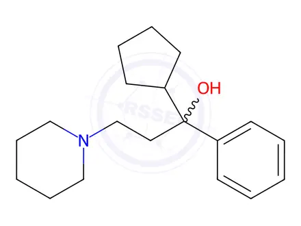 Chemical structure of Benzhexol Impurity 14(Cycrimine Hydrochloride)