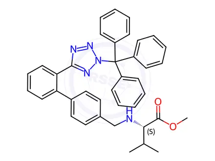 Chemical structure of Valsartan Impurity 50