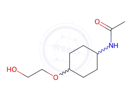 Chemical structure of N-(4-(2-Hydroxyethoxy)cyclohexyl)acetamide