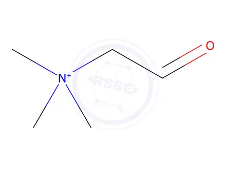 Chemical structure of trimethyl(2-oxoethyl)azanium hydrate chloride