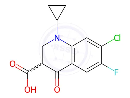 Chemical structure of Ciprofloxacin impurity 3