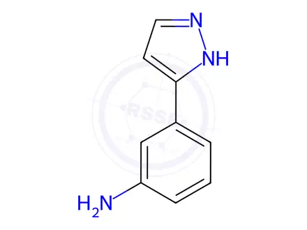 Chemical structure of [3-(1H-Pyrazol-5-yl)phenyl]amine