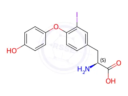 Chemical structure of 3-Iodo-L-thyronine