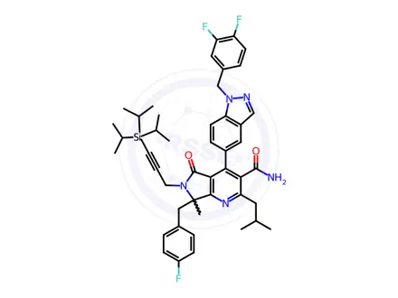 Chemical structure of Tenofovir Impurity 166 Fumarate