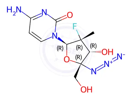 Chemical structure of Azvudine Impurity 13