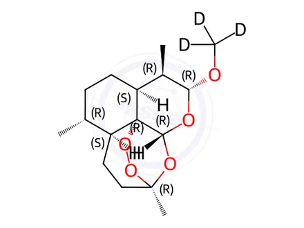 Chemical structure of α-Artemether-d3