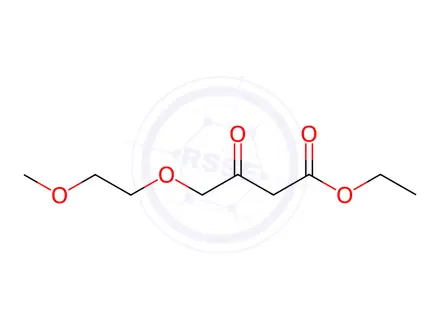 Chemical structure of Butanoic acid, 4-(2-methoxyethoxy)-3-oxo-, ethyl ester