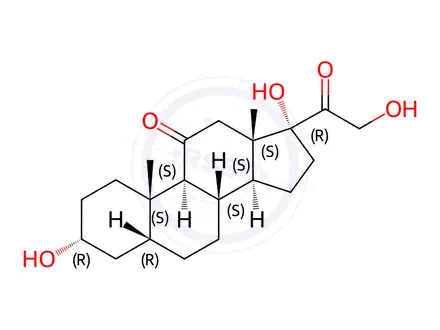 Chemical structure of Hydrocortisone Impurity 28