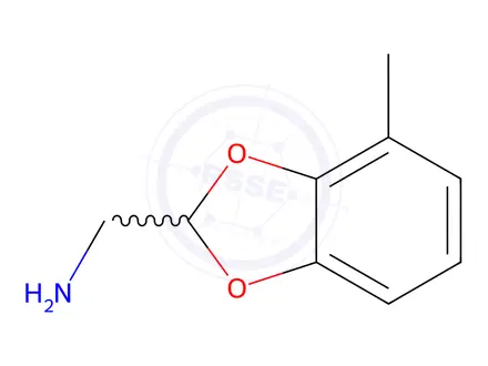 Chemical structure of (4-Methylbenzo[d][1,3]dioxol-2-yl)methanamine