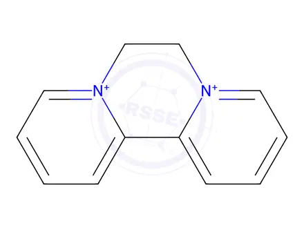 Chemical structure of Diquat