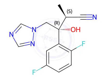 Chemical structure of Isavuconazole Impurity 66