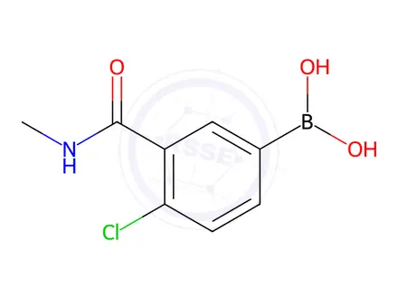 Chemical structure of (4-Chloro-3-(methylcarbamoyl)phenyl)boronic acid