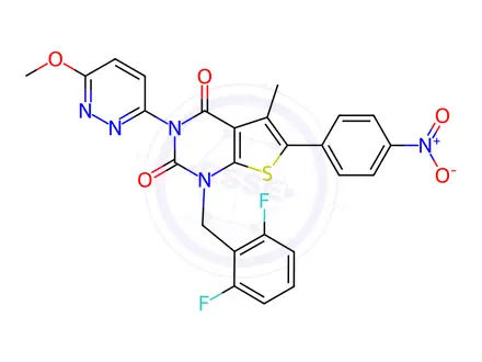 Chemical structure of Relugolix Impurity 106