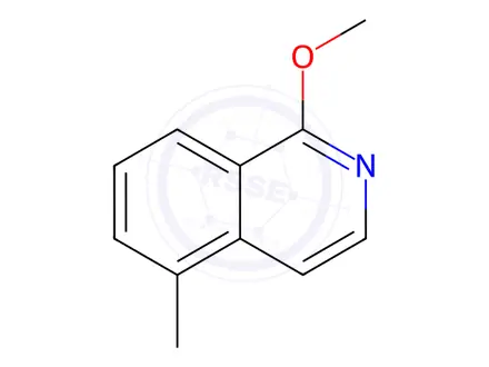 Chemical structure of Isoquinoline, 1-methoxy-5-methyl-(9CI)