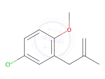 Chemical structure of 3-(5-Chloro-2-methoxyphenyl)-2-methyl-1-propene