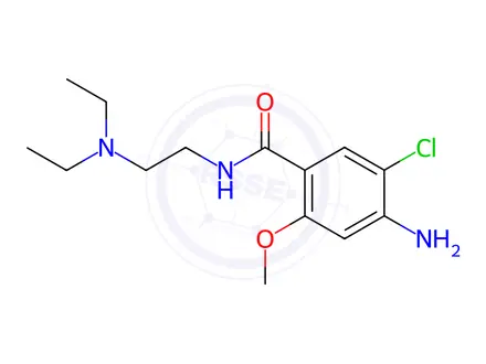 Chemical structure of Metoclopramide(Hydrochloride Monohydrate)