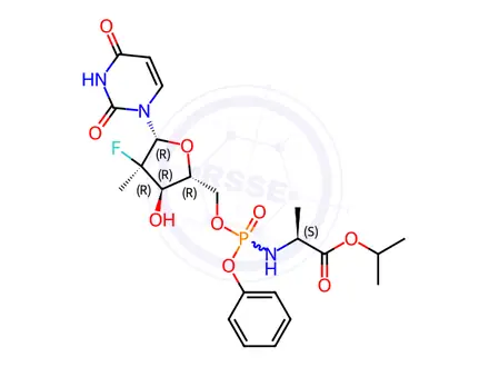 Chemical structure of Sofosbuvir Impurity A