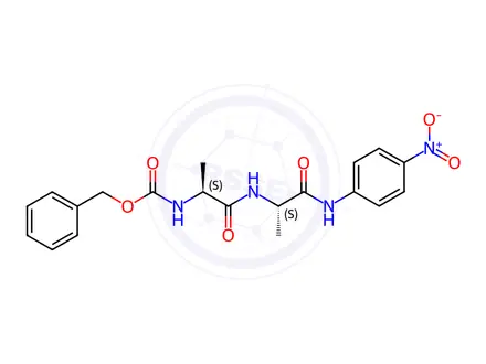 Chemical structure of Z-Ala-Ala-pNA