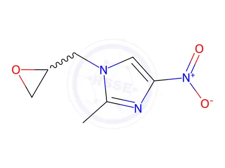 Chemical structure of Ornidazole Impurity J