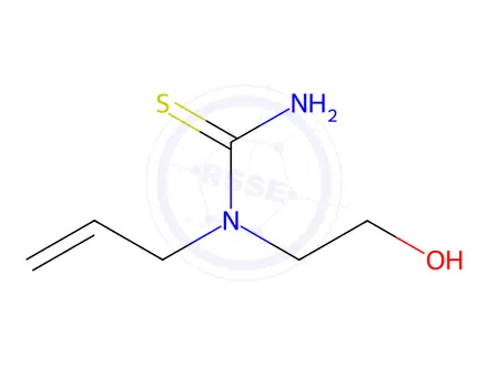 Chemical structure of Thiourea, N-(2-hydroxyethyl)-N-2-propenyl-(9CI)