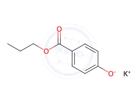 Chemical structure of Potassium propyl 4-hydroxybenzoate